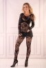 Bodystocking Manelis LC 90551 Black Czarny LivCo Corsetti Fashion  rozmiar - S/L